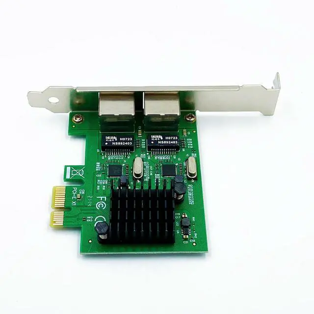 Alt view image 5 of 6 - WRIARICH RTL8111 PCIe Dual-port Gigabit NIC PCI-E X1 Interface Gigabit Server NIC Aggregation Soft Routing