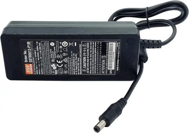Alt view image 5 of 7 - WRIARICH Mean Well GST60A12-P1M AC Adapter 60W 12V 5A Power Supply 5.5x2.5 mm