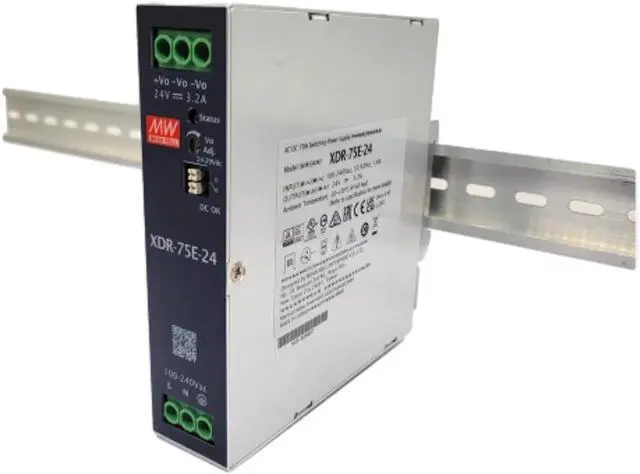 Alt view image 2 of 5 - WRIARICH Mean Well XDR-E Power Supply Converter, XDR-75E-24 3.2A Switching Power Supply