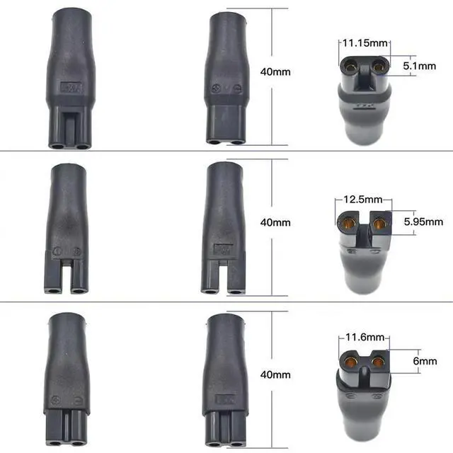 Alt view image 2 of 3 - WRIARICH 7 PCS Power Cord 5V Replacement Charger USB Adapter for Electric Hair Clippers, Beard Trimmers, Shavers, Beauty Instrum