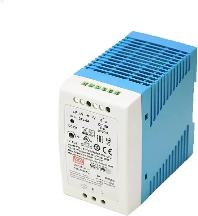 Main image of WRIARICH Mean Well MDR 100W 48V 2A Switching Power Supply AC/DC Single Output Industrial DIN Rail MDR-100-48 Type Enclosed Power Supply Driver Transformer