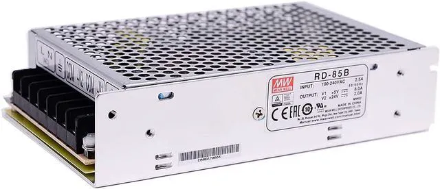 Main image of WRIARICH Original Mean Well 88W 5V 24V Dual Output Switching Power Supply 5V/8A 24V/2A SMPS Enclosed Type Power Supply Unit Transformer Input 88-264Vac