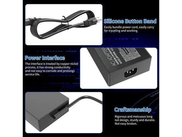 Alt view image 3 of 7 - WRIARICH 280W 14A 20V ADP-280EB B AC Charger for Rog Flow X16 Rog Strix G15 G16 G17 14A/20V AC Adapter for Rog Strix G18 Rog Strix Scar 15 17 SE ROG Zephyrus M16 Tuf Gaming A16 (6.0 X 3.7mm)