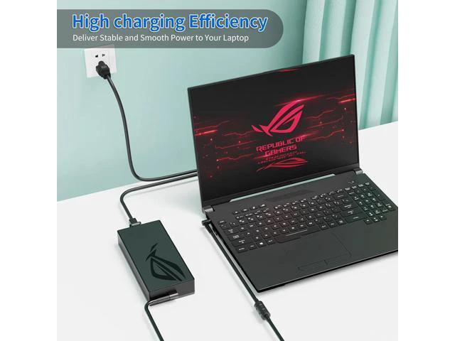 Alt view image 6 of 7 - WRIARICH 280W 14A 20V ADP-280EB B AC Charger for Rog Flow X16 Rog Strix G15 G16 G17 14A/20V AC Adapter for Rog Strix G18 Rog Strix Scar 15 17 SE ROG Zephyrus M16 Tuf Gaming A16 (6.0 X 3.7mm)