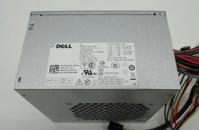 Alt view image 2 of 2 - WRIARICH New & Factory Genuine 4_Dell 4_Alienware Aurora R5 R6 460W Watt Power Supply AC460AM-01 DM1RW 0DM1RW