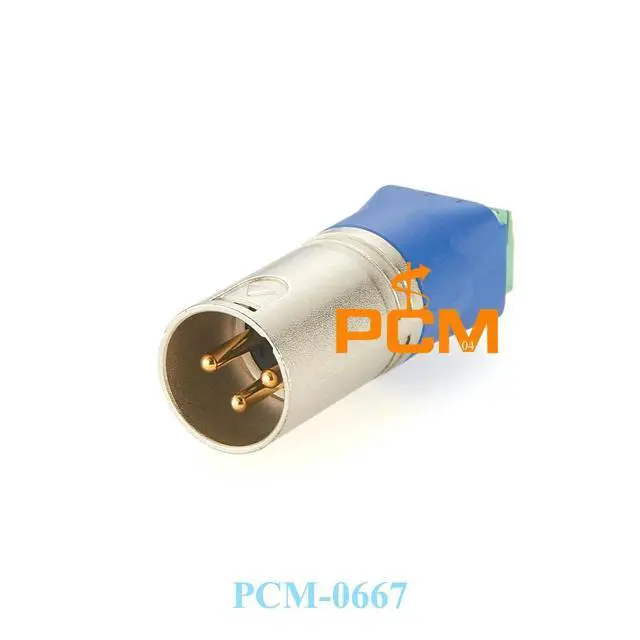 Alt view image 2 of 3 - WRIARICH DMX512 XLR 3 Pin Male to Screw Terminal Block Adapter XLR Solderless Terminal Board Converter for Lighting Controller Amplifier