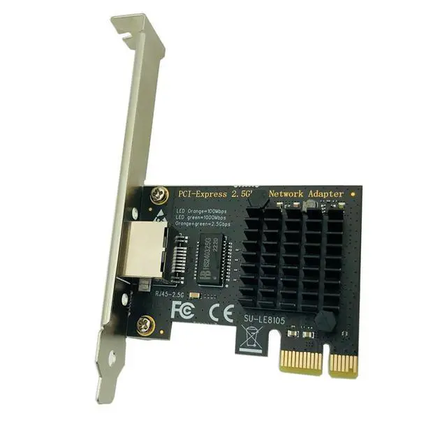 Alt view image 2 of 7 - WRIARICH Weastlinks PCI Express Network Card RTL8125GB Gigabit Ethernet PCIE Network card 2.5Gbps LAN Adapter 1Port RJ45 Network Card for Desktop PC