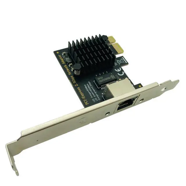 Alt view image 3 of 7 - WRIARICH Weastlinks PCI Express Network Card RTL8125GB Gigabit Ethernet PCIE Network card 2.5Gbps LAN Adapter 1Port RJ45 Network Card for Desktop PC