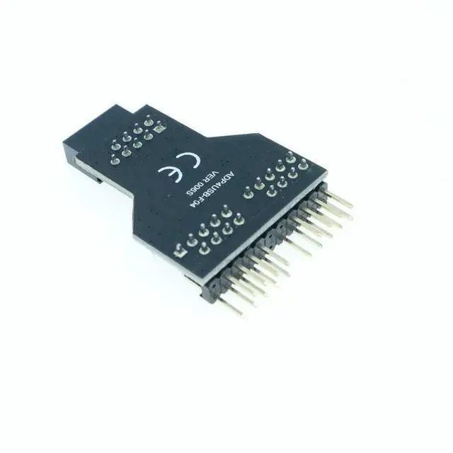 Alt view image 2 of 3 - WRIARICH Best Motherboard USB 9Pin Interface Connector Splitter 1 to 2 Adapter 9-pin USB HUB USB 2.0 Connector RGB Bluetooth