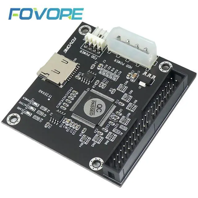 Alt view image 2 of 3 - WRIARICH IDE to TF Adapter Micro SD TF SSD 3.5 inch IDE 40 pin Male Adapter Supports 128GB Chip FC1307A for Industrial motherboard PC