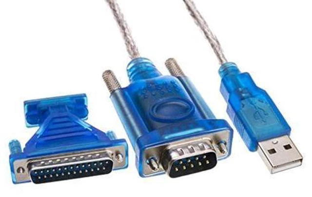 Main image of WRIARICH Vszerda New USB 2.0 to RS232 COM Port 9 Pin Serial DB25 DB9 Adapter Cable Converter