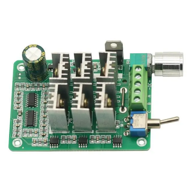 Alt view image 2 of 5 - WRIARICH BLDC Motor 15A Three-Phase Sensorless Brushless Motor Speed Controller Explosive Fan Drive DC 5-36V 12V 24V,Brushless Dc Motor,Bldc Motor Controller