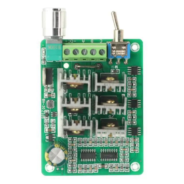 Alt view image 4 of 5 - WRIARICH BLDC Motor 15A Three-Phase Sensorless Brushless Motor Speed Controller Explosive Fan Drive DC 5-36V 12V 24V,Brushless Dc Motor,Bldc Motor Controller