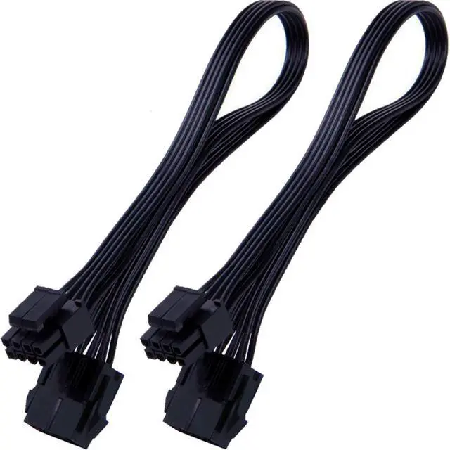 Alt view image 4 of 6 - WRIARICH EPS 8 Pin Power Extension Cable TeamProfitcom ATX CPU 8 Pin Female to 8(4+4) Pin Male EPS Extension Cable for Motherboard 12 Inches (2 Pack)
