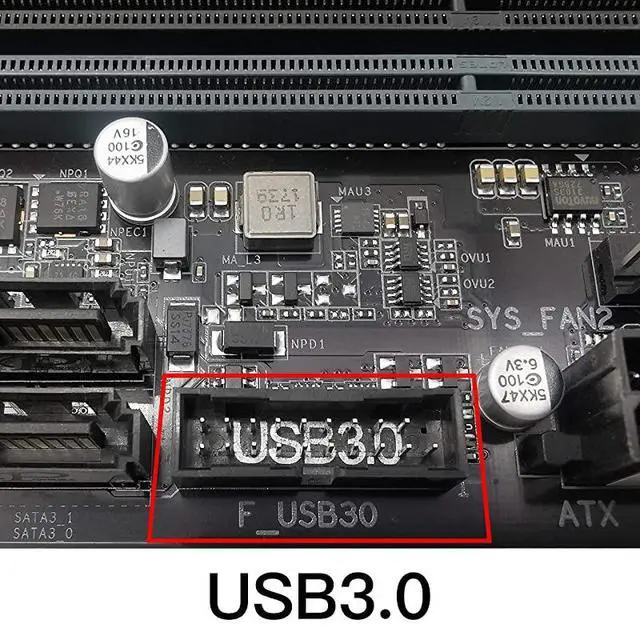 Alt view image 4 of 6 - WRIARICH USB 3.0 (3.1 Gen 2) Internal (19-Pin) Header to USB 3.1/3.2 Type-C (20-Pin) A-Key Front Panel Adapter