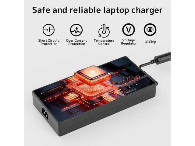 Alt view image 2 of 7 - WRIARICH 230W Charger Replacement for Lenovo Legion 5 7 5P S7 C7 Y540 Y740 Y730 Y7000 Y900 Y910 Y920 Slim 5 Gen 9 Thinkpad P16 P73 Gaming Laptop Power Supply ADL230NLC3A AC Adapter