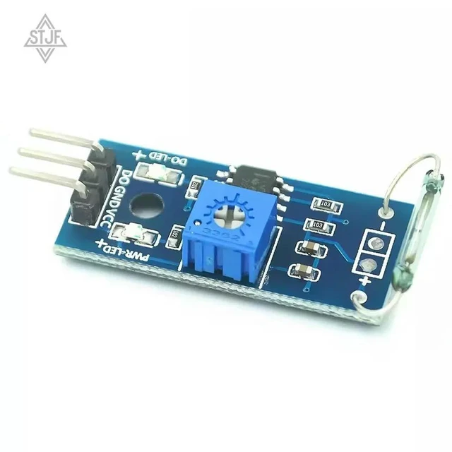 Alt view image 2 of 3 - WRIARICH Reed tube sensor module Magnetron module reed tube switch Magnetic switch