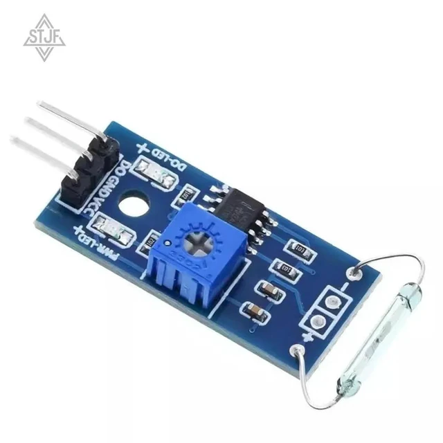 Alt view image 3 of 3 - WRIARICH Reed tube sensor module Magnetron module reed tube switch Magnetic switch