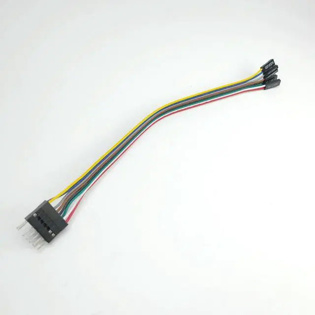 Alt view image 3 of 4 - WRIARICH 8Pin Power Switch DuPont Adapter Cable for ATX Motherboard to PC Host Case Front Panel 20cm