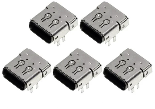 Main image of WRIARICH 5pcs Replacement USB C Type-C Charging Port Power Jack Socket Connector for Xbox Series S X Controller Charging Accessory