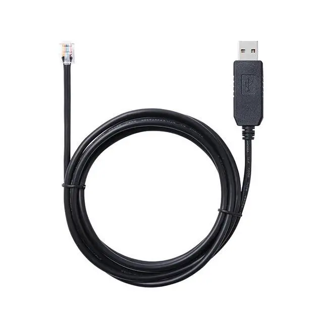Alt view image 3 of 4 - WRIARICH PC Serial Adapter Data Cable F1T-D2I USB to RJ12 6P6C RS232 Serial Datalogging Cable for Zeitronix Zt-2 Zt-3 Zt-4(1.8M)