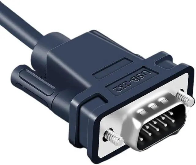 Alt view image 3 of 5 - WRIARICH USB to RS232 Converter Cable DB9 Serial Male to Male Adapter USB to DB9 RS232 Extension Cable(1.2m)