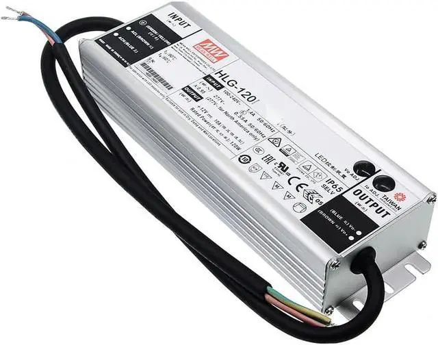 Alt view image 2 of 5 - WRIARICH Mean Well HLG 120W 215-430V 350mA LED Driver HLG-120H-C350A