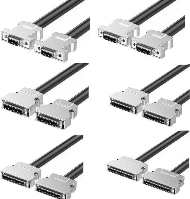 Alt view image 3 of 7 - WRIARICH SCSI Cable SCSI Female Cable Connectors 28AWG Wire for Tape Drives Scanners (CN36P/50CM)