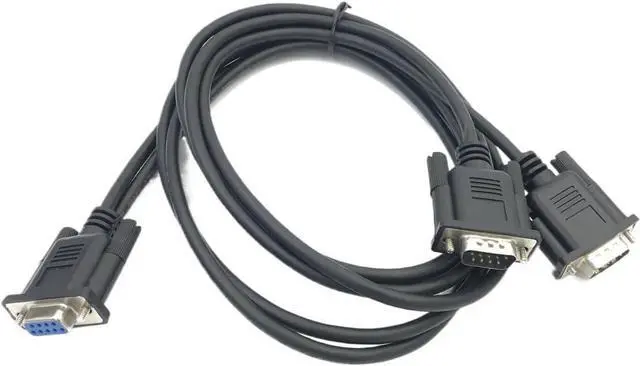 Main image of WRIARICH HONGP DB9 9Pin 1 to2 Rs232 Serial Cable Splitter Directly Connected COM 2 in 1 Data Cable Male to Female(2m,1 Female to 2 Male)