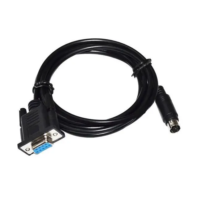 Alt view image 2 of 6 - WRIARICH RS232 DB9 D-SUB 9PIN to DIN 6PIN MD6 PLC Programming Communication Cable for LS LG XGB-XBC XGK XEC to PMU KABLE(3m)