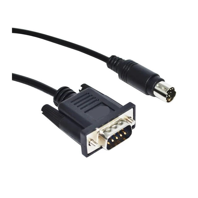 Alt view image 3 of 6 - WRIARICH RS232 DB9 D-SUB 9PIN to DIN 6PIN MD6 PLC Programming Communication Cable for LS LG XGB-XBC XGK XEC to PMU KABLE(3m)