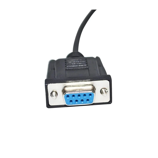 Alt view image 6 of 6 - WRIARICH RS232 DB9 D-SUB 9PIN to DIN 6PIN MD6 PLC Programming Communication Cable for LS LG XGB-XBC XGK XEC to PMU KABLE(3m)