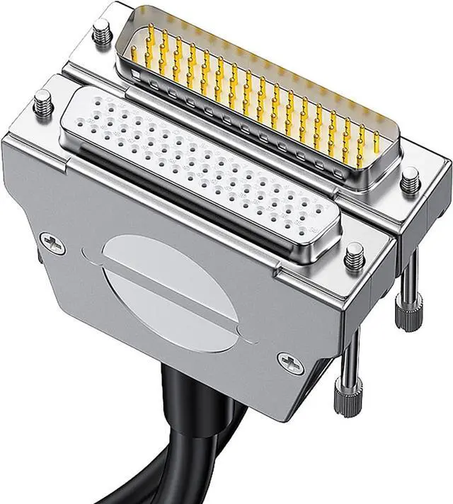 Alt view image 2 of 7 - WRIARICH DB50 Cable,D Sub 50Pin Male Female Shielded Cable, PVC Jacketed Extension Cord for Industrial Use