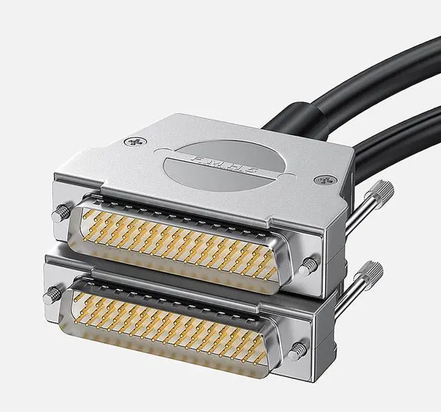Alt view image 4 of 7 - WRIARICH DB50 Cable,D Sub 50Pin Male Female Shielded Cable, PVC Jacketed Extension Cord for Industrial Use