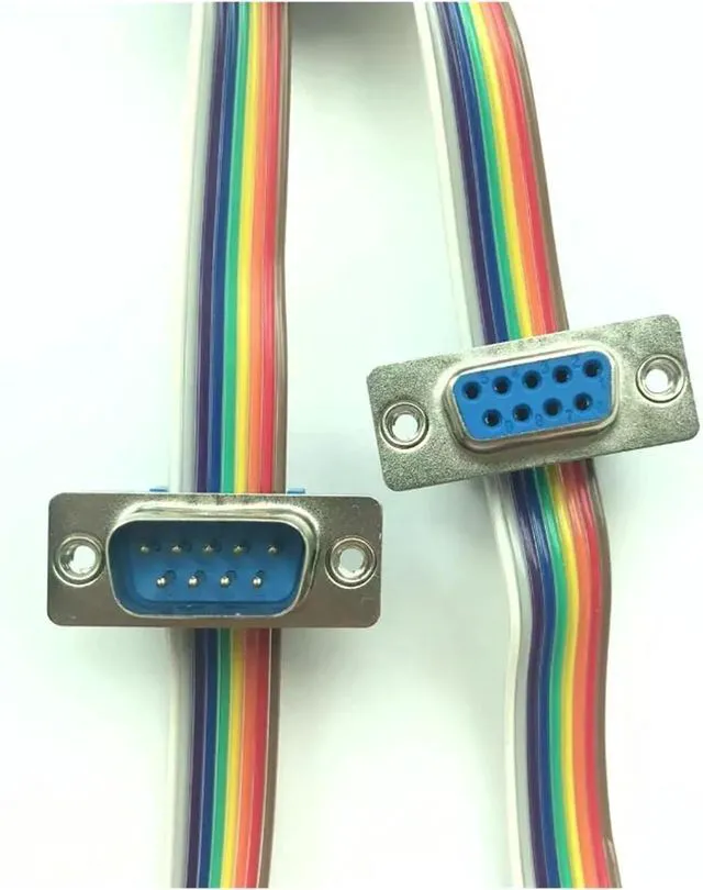 Alt view image 5 of 6 - WRIARICH DB9 Male and Female Multi-Port Serial Cable Connecting Serial Parallel Hub RS485 RS232 Extension Cable CAN Test Cable(3 Male 2 Female)