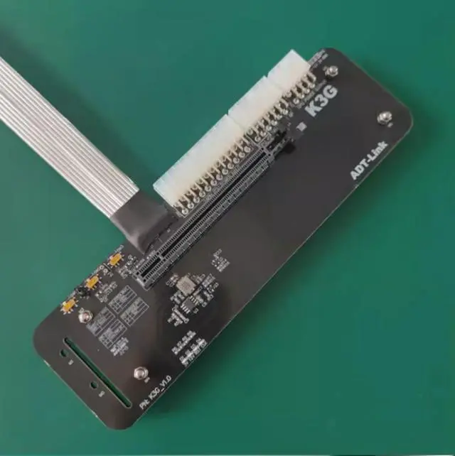 Alt view image 3 of 7 - WRIARICH ADTLINK M.2 NVMe Edge to PCIe x16 Connector eGPU Adapter K43SG 4.0 eGPU NUC/ITX/STX/Notebook PC Gaming (K43SG, 50cm)