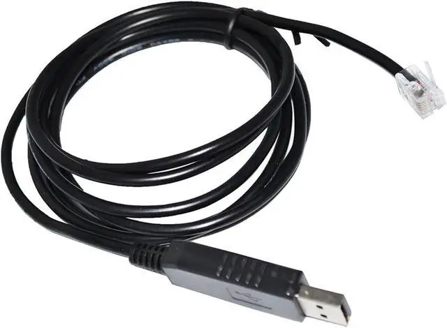 Alt view image 3 of 5 - WRIARICH F1T-D2I FT232RL CHIP USB to RJ11 RJ12 Adapter RS232/RS485 Converter Serial Communication Cable for NORD Drive/Frequency Inverter(5M,RS485 Signal)