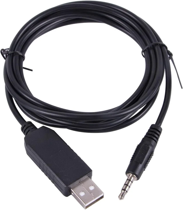 Alt view image 3 of 6 - WRIARICH PL2303TA USB to RS232 Serial Adapter Converter Data Transmission Cable Compatible Compatible with USB-RS232-3.5MM AJ, 6FT, Standard