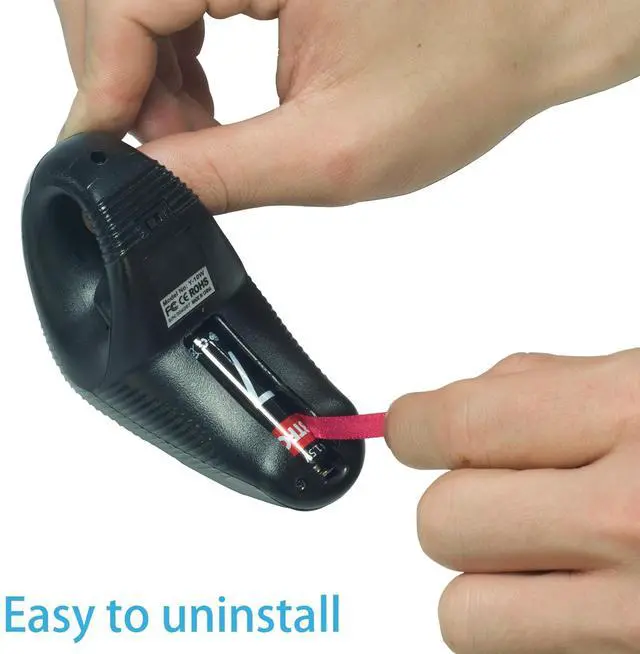 Alt view image 5 of 5 - WRIARICH YUMQUA Finger Handheld Mouse, Trackball Mouse Wireless, 2.4GHz USB Wireless Fingertip with Roller Ball Hand Held Air Mice Track Ball Thumb Ring Mice for PC Laptop Mac Computer