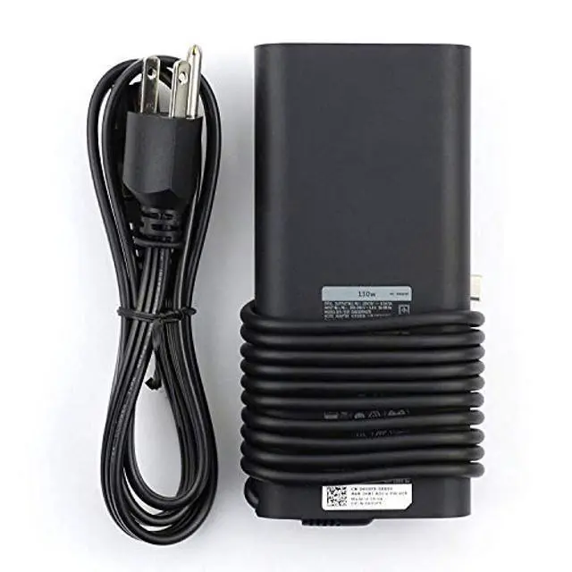 Alt view image 5 of 5 - WRIARICH 130W 20V 6.5A USB Type C 0K00F5 HA130PM170 AC Power Adapter Compatible for Dell XPS 15,XPS 15 2-in-1 9575 Charger, Compatible with P/N: 0K00F5, K00F5 Power Adapter with US Cable