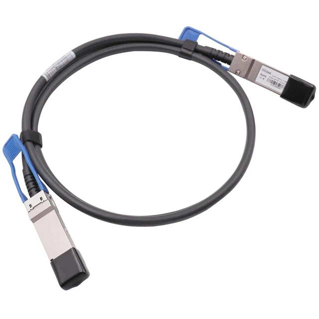 Alt view image 7 of 10 - Wiitek 100GbE QSFP28 DAC Twinax Cable, 1.5 Meter 100GBASE-CR QSFP28 to QSFP28 Passive Copper Cable, Compatible for Cisco QSFP-100G-CU1.5M, Ubiquiti, Mikrotik, Netgear, Supermicro, Open Source Switches