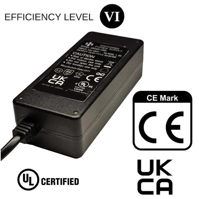 Alt view image 2 of 5 - Cloud Massage OEM 24V AC Adapter for 9486098094 Shiatsu Foot Massager Deep Kneading Machine Power Cord AC DC Charger Supply for Cloud Massage XH2400-2500 XH24002500 UL Listed, Replacement by Milestock