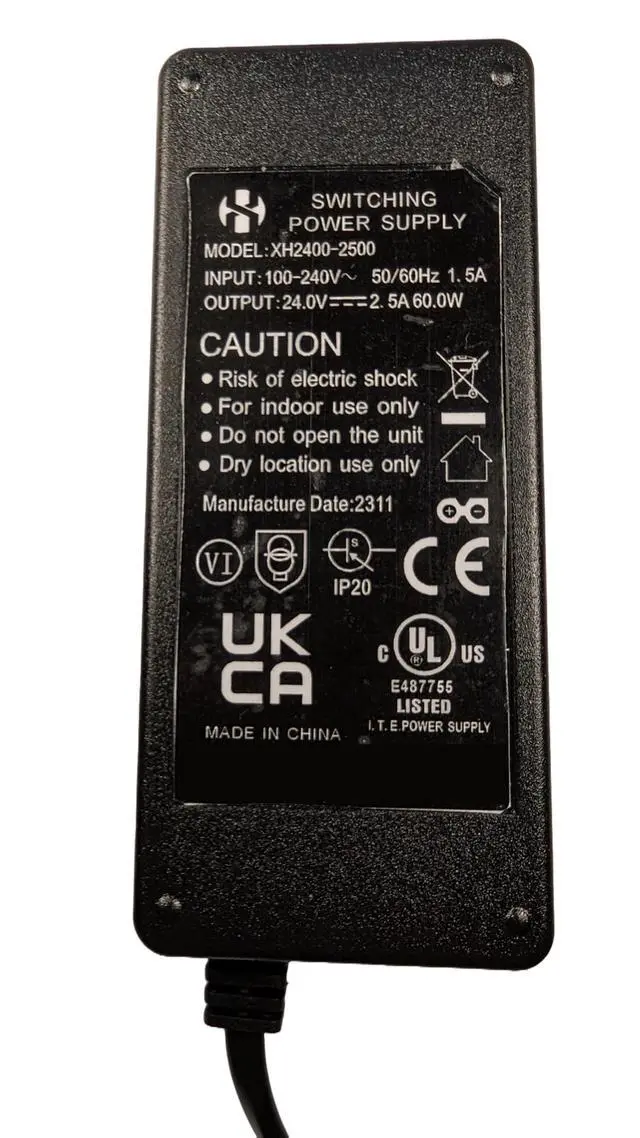 Alt view image 4 of 5 - Cloud Massage OEM 24V AC Adapter for 9486098094 Shiatsu Foot Massager Deep Kneading Machine Power Cord AC DC Charger Supply for Cloud Massage XH2400-2500 XH24002500 UL Listed, Replacement by Milestock