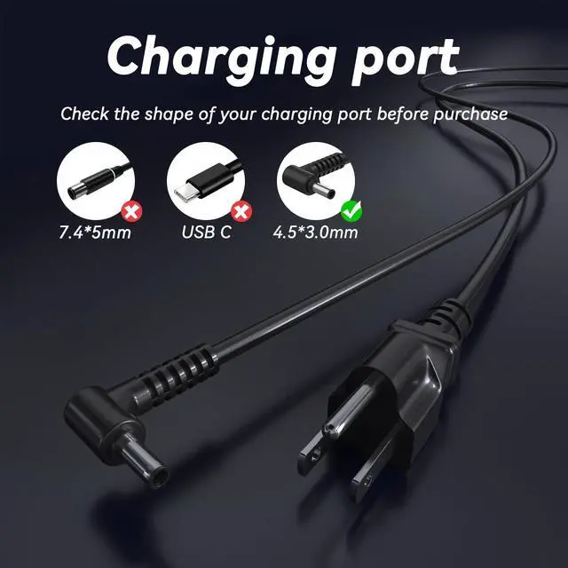 Alt view image 3 of 5 - WRIARICH OSISZI 200W 20V 10A 4.5 * 3.0mm AC Charger Compatible with ASUS VivoBook Pro 15 N6506 Q533 Q543M Q543MJ 14 15 16X K6500 M6400 M7600 Zen Aio 24 A5401 All-in-One Power AC Adapter