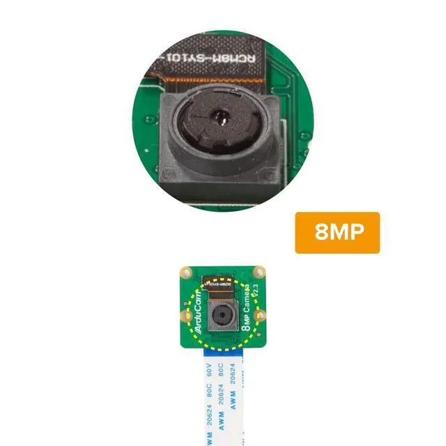 Alt view image 2 of 7 - WRIARICH for Raspberry Pi Camera Module V2-8 Megapixel,1080p IMX219 Raspberry Pi 5 Camera