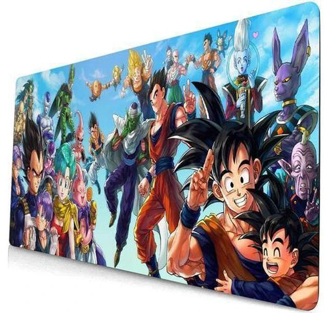 Main image of WRIARICH kiyokidy Anime Dragon Ball Mouse Pad,Extended Gaming Mouse Pad with Stitched Edges, Large Mouse pad with Non-Slip Rubber Base for Work & Gaming, Office & Home, 35.4x15.7inch