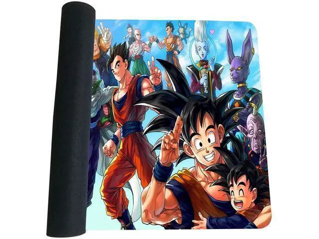 Alt view image 4 of 6 - WRIARICH kiyokidy Anime Dragon Ball Mouse Pad,Extended Gaming Mouse Pad with Stitched Edges, Large Mouse pad with Non-Slip Rubber Base for Work & Gaming, Office & Home, 35.4x15.7inch