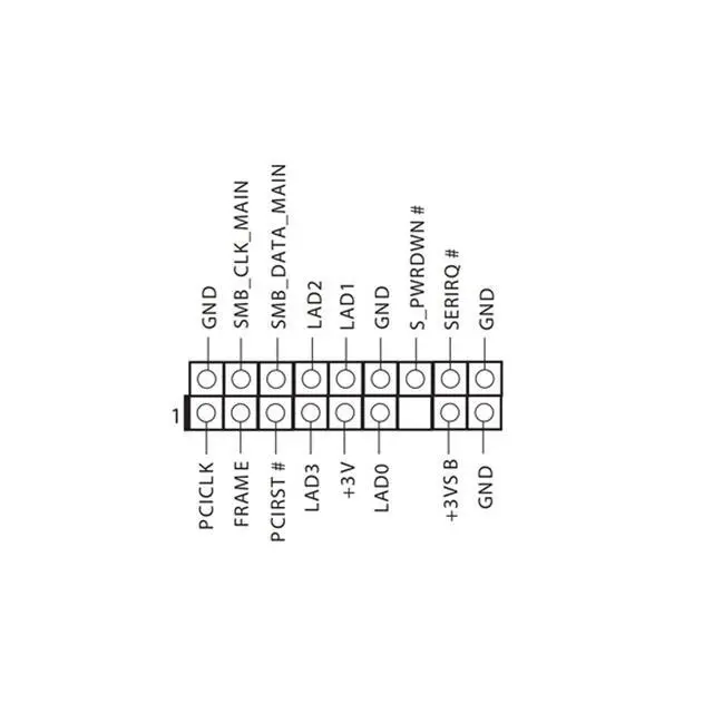 Alt view image 2 of 5 - WRIARICH Professional TPM2.0 Security Module LPC 18 Pin As.Rock(18-1) Pin Motherboards Card for As.Rock TPM2 -SLI -S -SPI Platform Replacement Part