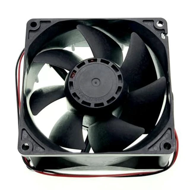 Alt view image 2 of 5 - WRIARICH D0938X24B8CZ-40 Cooling Fan, 2-Wire DC24V 0.34A 92x92x38mm Cooling Fan