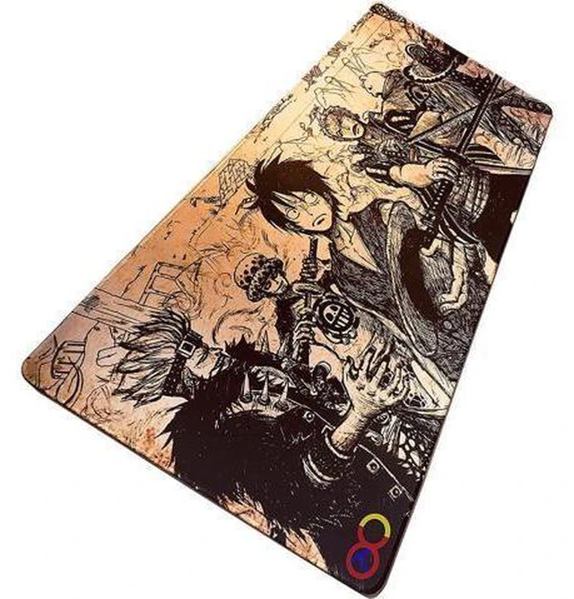 Main image of WRIARICH kiyokidy Anime One Piece Mouse Pad,Extended Gaming Mouse Pad with Stitched Edges, Large Mouse pad with Non-Slip Rubber Base for Work & Gaming, Office & Home, 35.4x15.7inch